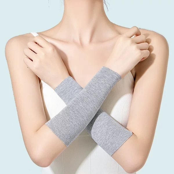 Modal wristband wrist covering tattoo scar men and women oversleeve short sports sweat wiping pure cotton thin wristband lengthened