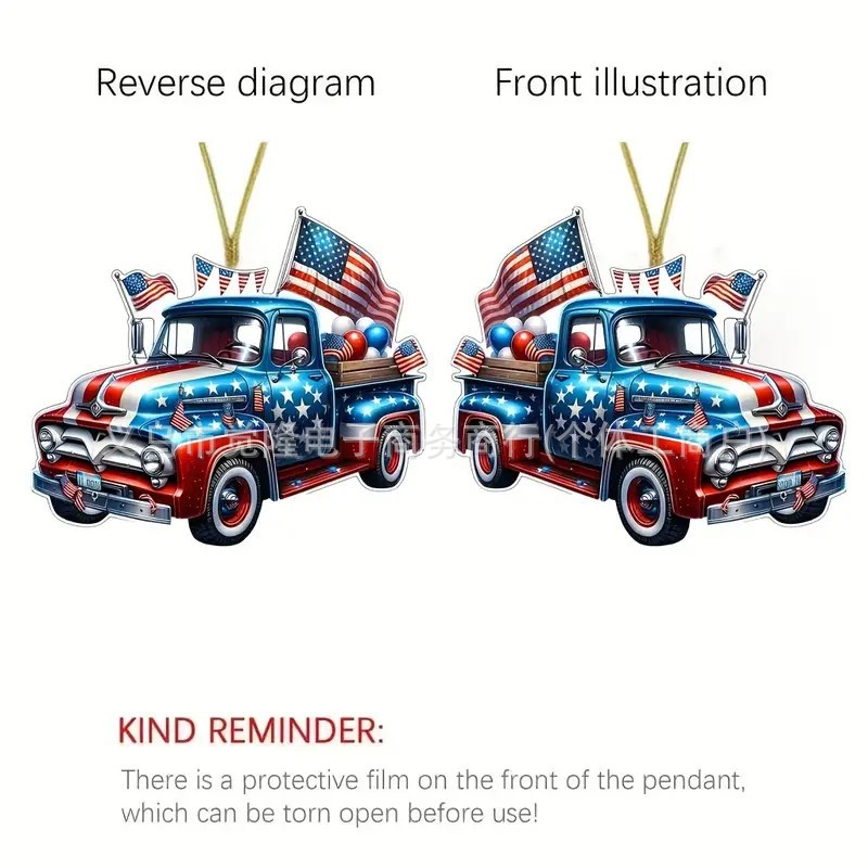 Ventas transfronterizas de banderas creativas y automóviles creativos de decoración de automóviles colgantes