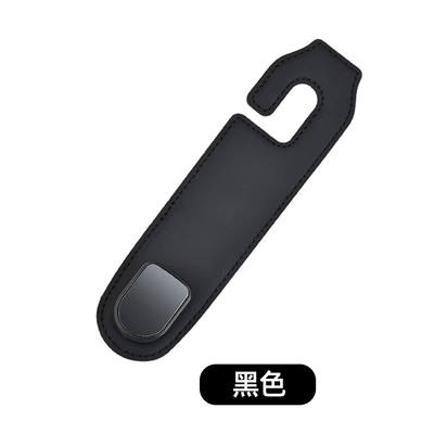 Car seat back Hook car car rear seat back bento lunch box storage decoration car supplies (Car hanging) - black-single