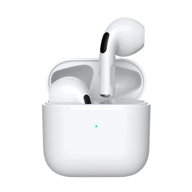 Bluetooth True Wireless Earbuds pro4, Extra-Long Stem, Charging Case, White Gift Box