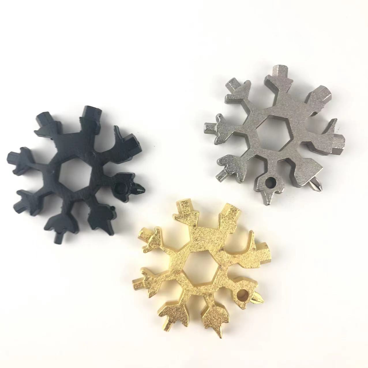 工厂直销 多功能 雪花扳手 雪花工具 六角18合一 edc 亚马逊