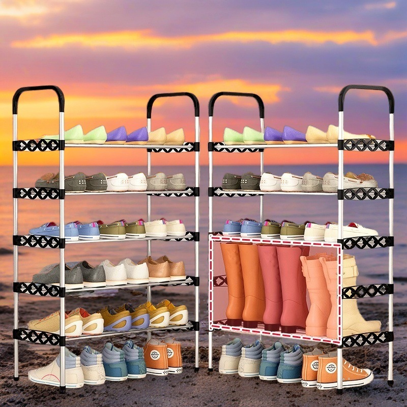 신발장 다층형 가정용 현관문 앞 견고한 신발장 방진 인기 다기능 학생 현관 수납장