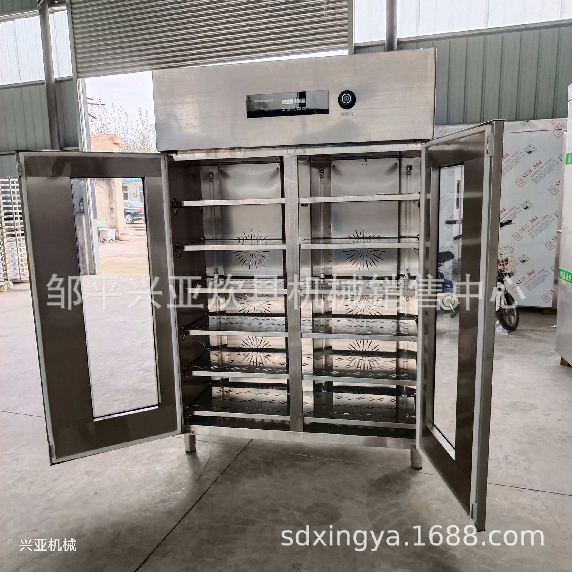 双门宴会保温餐车 不锈钢电热手推保温送餐车