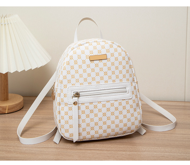 All Seasons Season Women's Gender Color Block Casual Daily Women's Backpack