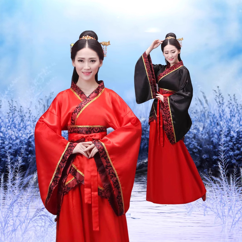 Traditional Chinese Women's Clothing: Tang Suit, Hanfu, Formal Double-Wrapped Curved Skirt Performance Costume, Fairy-Style Ruqun, Adult Ceremony Performance Outfit Traditional Chinese Women's Clothing: Tang Suit, Hanfu, Formal Double-Wrapped Curved Skirt Performance Costume, Fairy-Style Ruqun, Adult Ceremony Performance Outfit