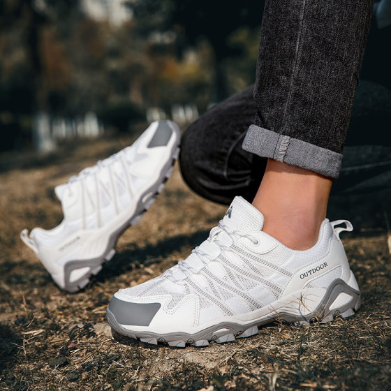 Outdoor Hiking Shoes Men's Spring and Summer New Breathable Outdoor Hiking sneaker Non-slip Wear-resistant Tracing Shoes for Men and Women