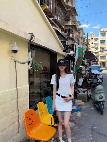 RL Ralph Lauren Classic Pony Embroidery Basic Casual Women's V-Neck Short-Sleeve T-Shirt with QR Code