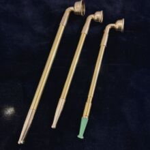 热销老式迷你可伸缩808旱烟杆 直销合金多规格长辈礼品两用烟袋