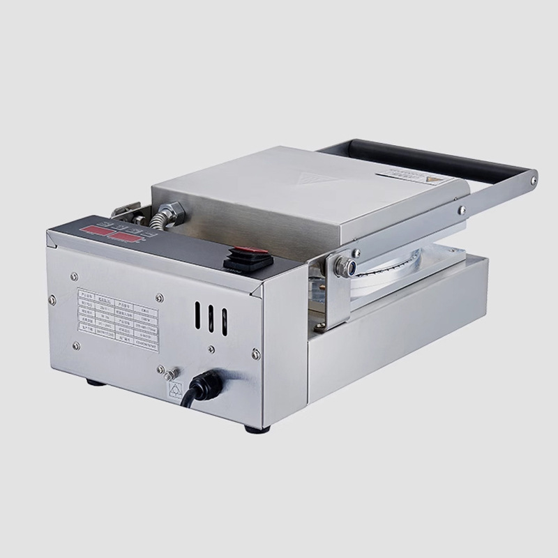 Comercial helado máquina de tortillas de huevos máquina de crimping 1MM máquina de camarón de textura hecha a mano máquina de huevos de helado