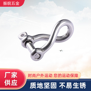 316 twist body shackle marine hardware accessories stainless steel bow shackle Japanese European twist body shackle 12mm
