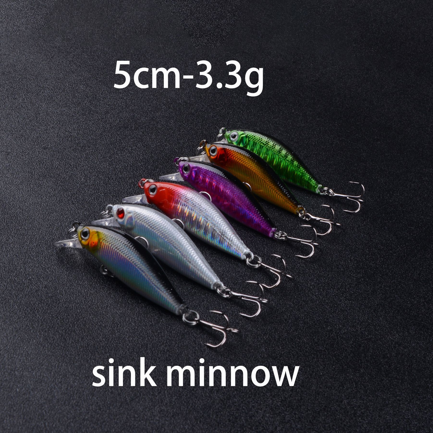 Submersible Xiaomi Nolua Bait 5cm/3.3g Bionic Fishing Bait for Sea Fishing Freshwater Long-Throwing Perch