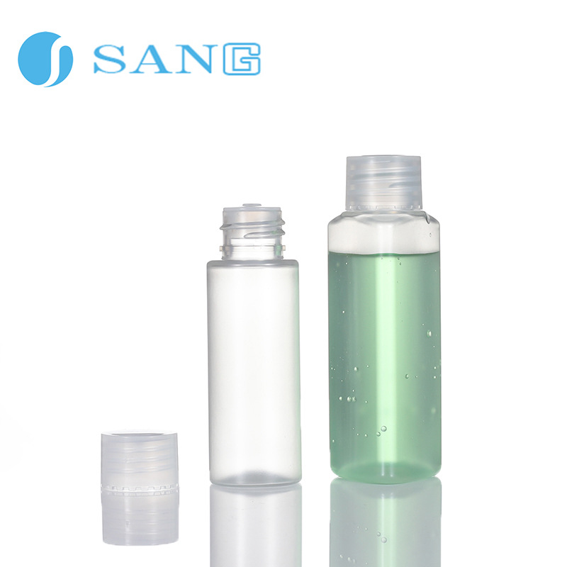批发平肩旋盖式塑料爽肤水乳液瓶 旅行便携试用装护肤品小样瓶