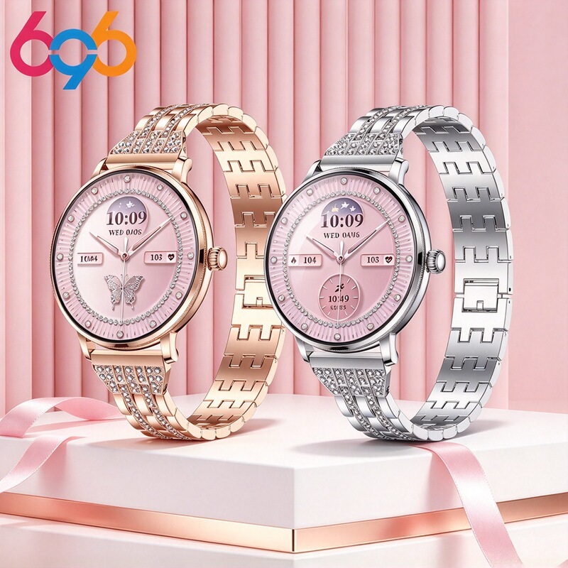 2026 Cross-border New AK107 Women's Fashion Smart Watch 1.19AMOLED390*390 Low Power Consumption 2026 Cross-border New AK107 Women's Fashion Smart Watch 1.19AMOLED390*390 Low Power Consumption