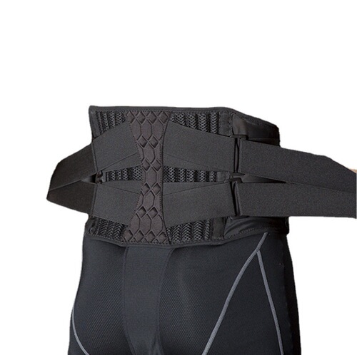 Wholesale sports double pressure weightlifting waist support squat waist fixed leaf spring belt fitness cycling protective gear