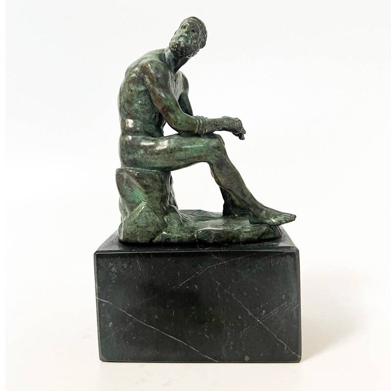 Bronze Boxer Rest Statue-Boxer Sculpture-Boxer Rest Figure-Roman Art Figure