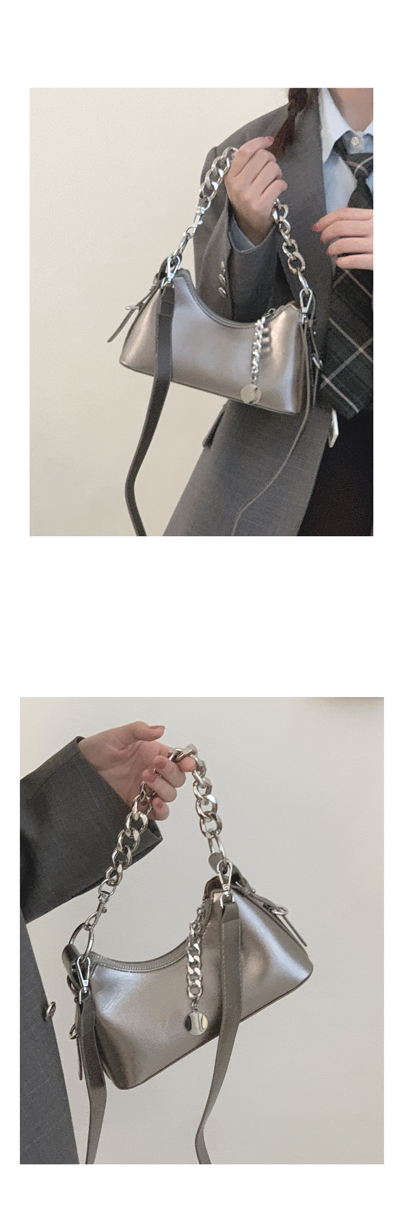 Women's Small Square Chain Crossbody Bag For Women Elegant Style_voghion.com