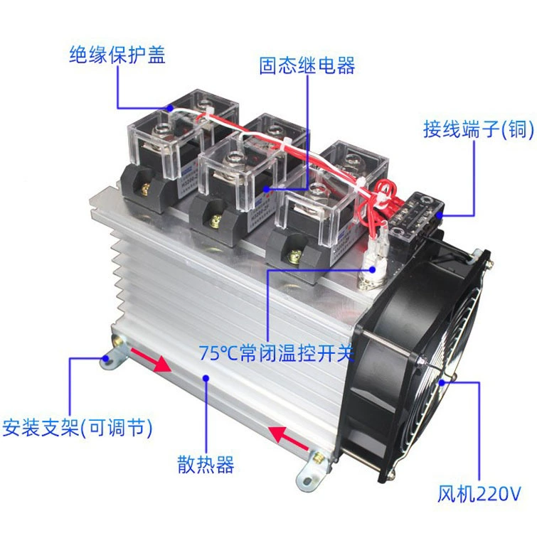 Поставщик SSR-20AA SSR-20DD SSR-20VA Группа электронных бытовых приборов однофазный твердотельный реле