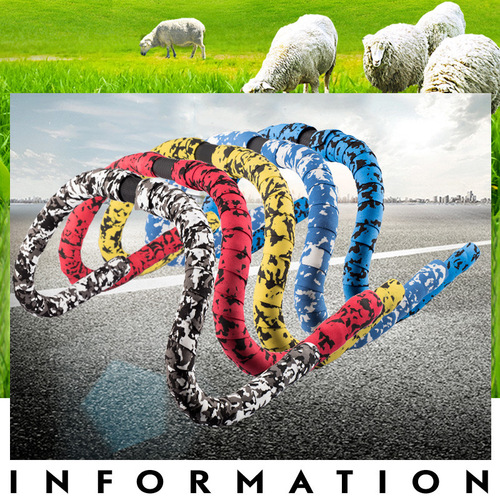 Road handlebars with bicycle horns and sheep's horn handles anti-slip straps camouflage color dead speed bike straps price