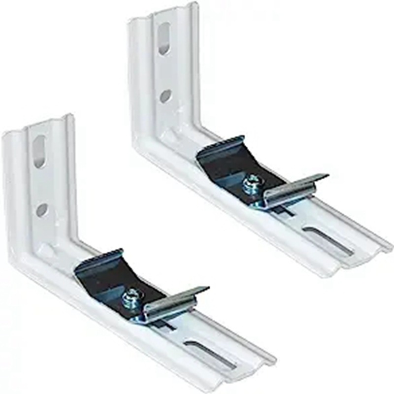 Cross-border 4-inch vertical curtain track fixed bracket, curtain installation code side-mounted code curtain accessories