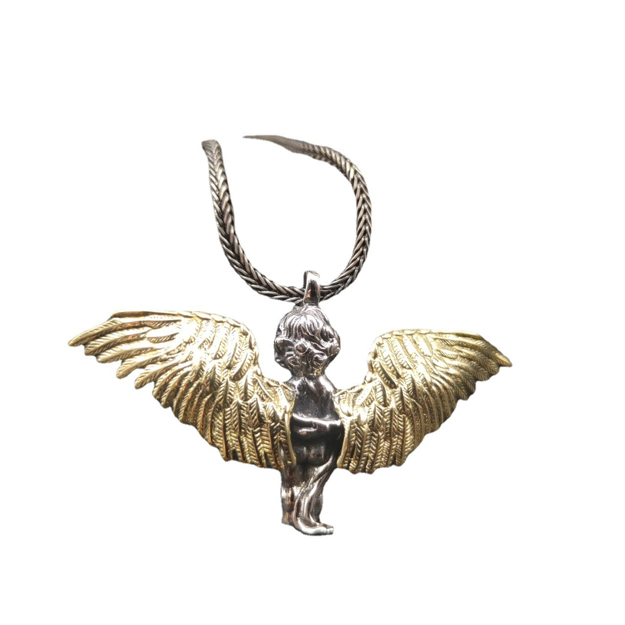 New Angel Personalized Unicorn Pendant Necklace Ins Cool Wind Light Luxury Collar Chain_voghion.com