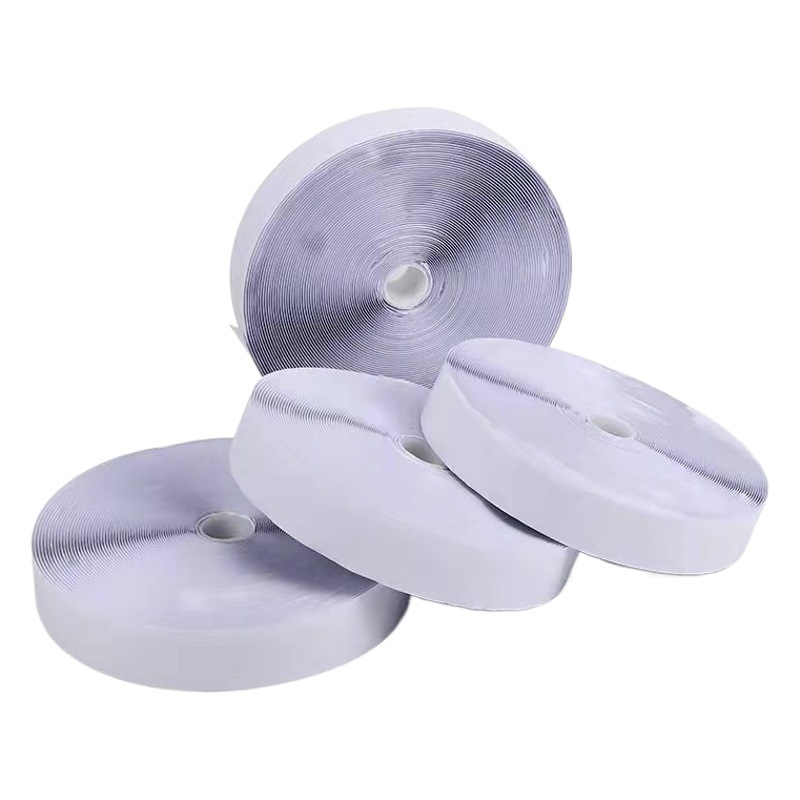 Adhesivo de doble cara Hebilla de Velcro Superficie de gancho de nylon Superficie de lana Pegatinas para madre e hijo con adhesivo Fábrica de velcro