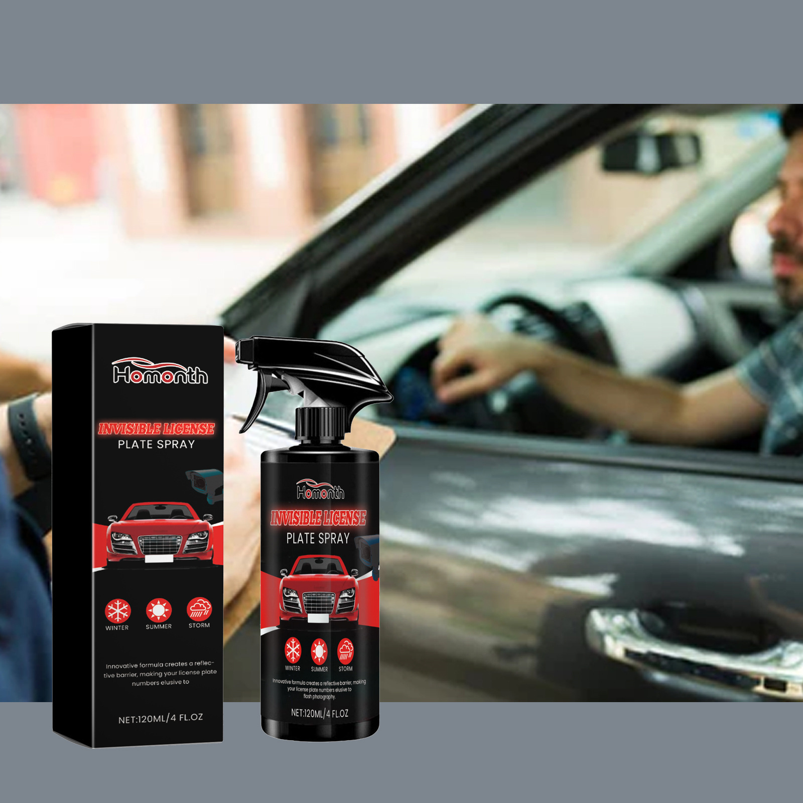 Homonth spray para automóviles, recubrimiento de carrocería para automóviles, spray para automóviles de protección de transporte diario, duradero. image 5