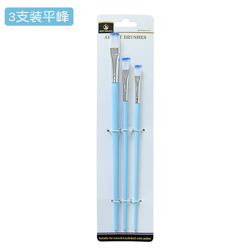 Cross-border arte pintura al óleo cepillo estudio formación estudiante pintura cepillo 6 traje cuerpo pintura acuarela cepillo