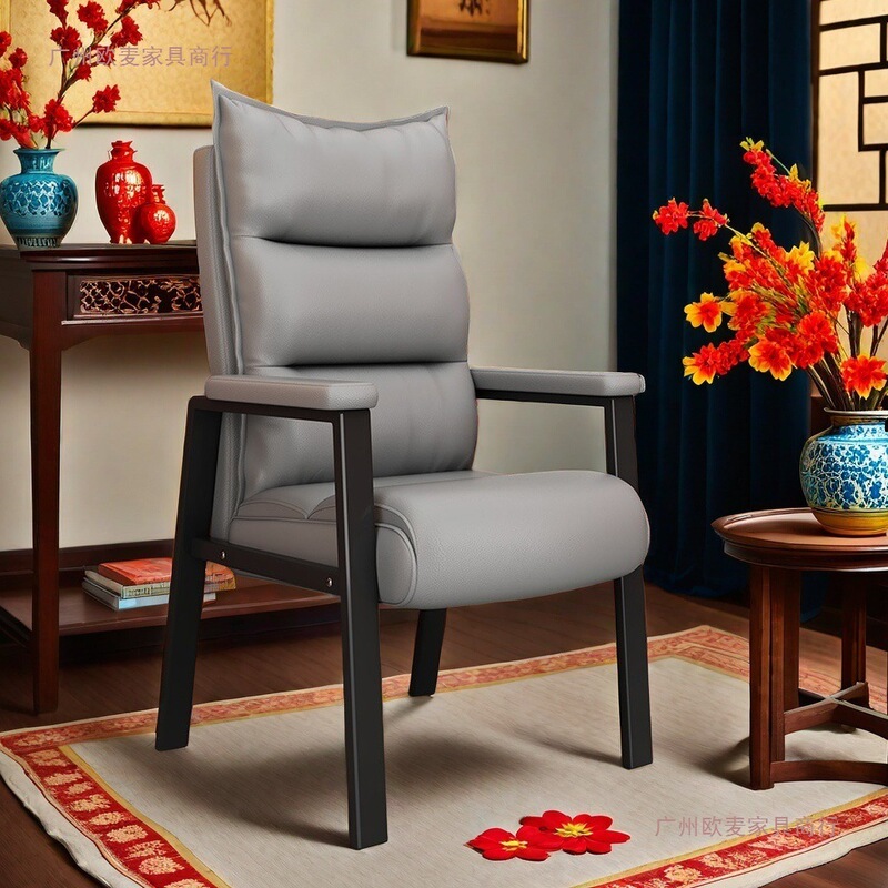 Mahjong Chair, Special Chair for Chess and Card Room, Mahjong Stool, Tea Room Backrest, Comfortable for Long Periods of Sitting, Office Meeting and Reception Chair