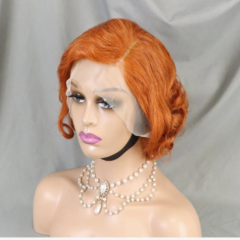 250g Weight Full Head Wigs Wig & Hair Extension Type Wigs Wig Accessories Short Curly Hair Wig Hairstyle Real Hair Hair Material Casual, Street Occasion Women's Gender Simple Style Style Women's Simple Style Casual Street Real Hair Short Curly Hair Wigs 16