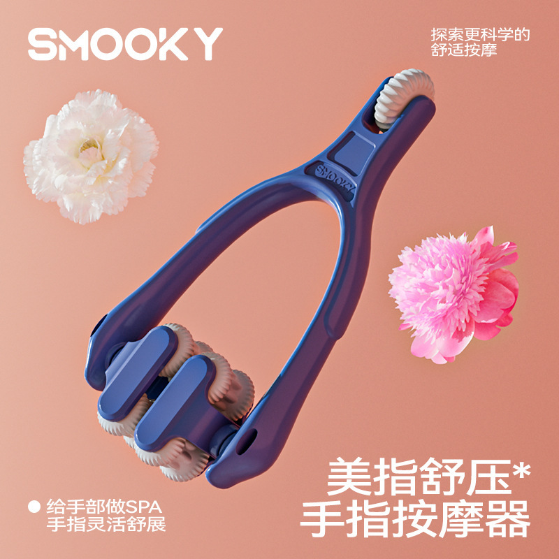 新しい手指マッサージ器手関節マッサージローラー手部マッサージ器マウス手マッサージクリップ指トレーニング器|undefined