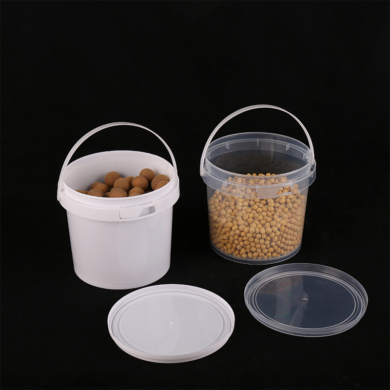 Packaging barrel 2L, thick, covered, sealed, portable plastic drum, transparent chemical drum, plastic kegs wholesale
