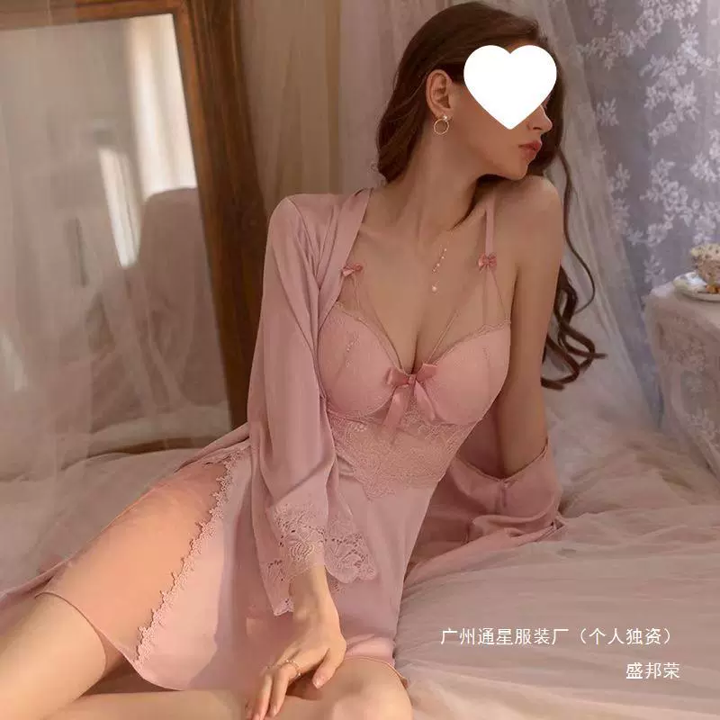 盛邦荣 Breast pads, set, summer supporting lace silk underwear, lifting effect