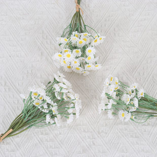 Handwritten Chamomile Simulation Flower Bouquet Hotel Garden Office Decoration Flower Arrangement Photography Props Wholesale