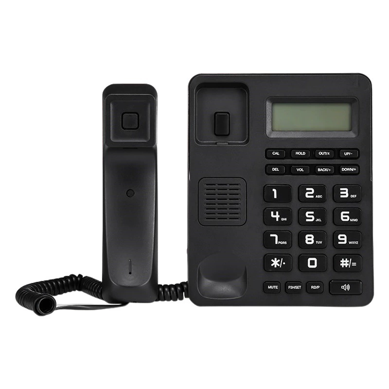 Телефон Daerxin VTC-500 с функцией определения номера вызывающего абонента для дома и отеля, громкая связь, стационарный телефон с режимом бесшумного режима.