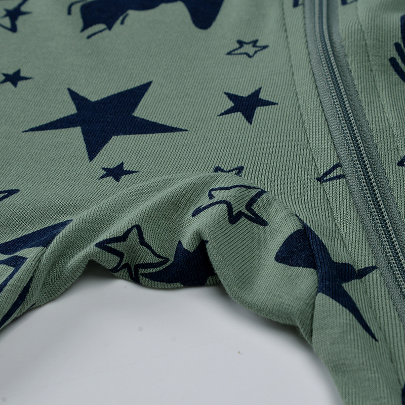 193g Weight Romper Children's Clothing Type Bamboo Fiber Fabric Type Jumpsuit Tops Type Baby(0-2Years) Age Group Regular Fit Fit Type Star, Leaves, Plaid Pattern 2025 Spring and Summer Season Baby General Gender Basic Style Basic Star Leaves Plaid Bamboo Fiber Baby Rompers 20