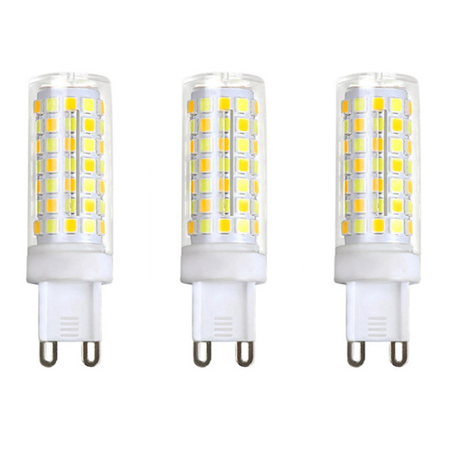 G9 lamp bead LED pin small light bulb G4 high brightness energy-saving light source non-stroboscopic 220V ceramic corn high-voltage light bulb