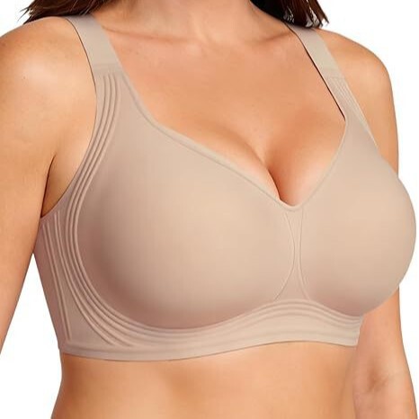 Amazon's Best-Selling Women's Wireless Jelly Bra, Large Size, Supportive, Seamless T-Shirt Underwear, Full Coverage, Push-Up Bra Amazon's Best-Selling Women's Wireless Jelly Bra, Large Size, Supportive, Seamless T-Shirt Underwear, Full Coverage, Push-Up Bra