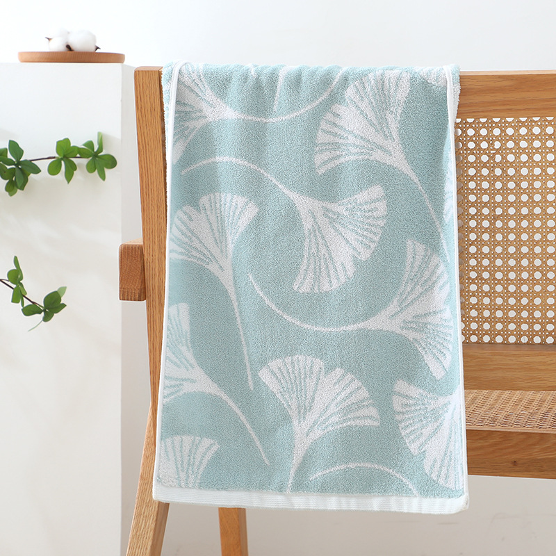 리프 타올 블루 [두꺼워]