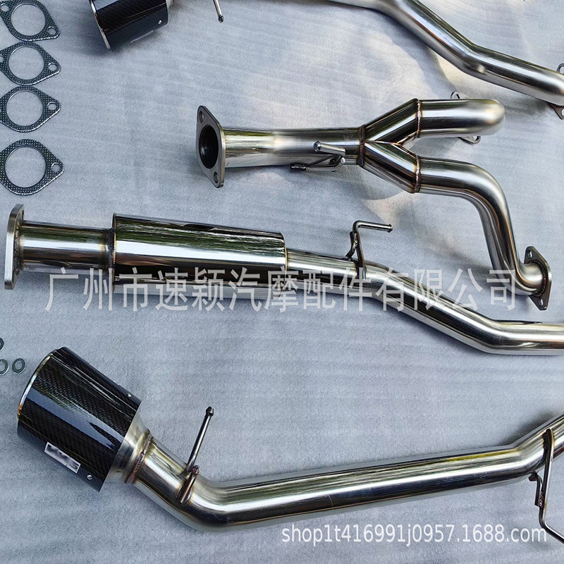 Modified Exhaust Pipe Suitable for Next-Gen Ranger Raptor 2023 Model with 2.0 Displacement, Full Tail Section
