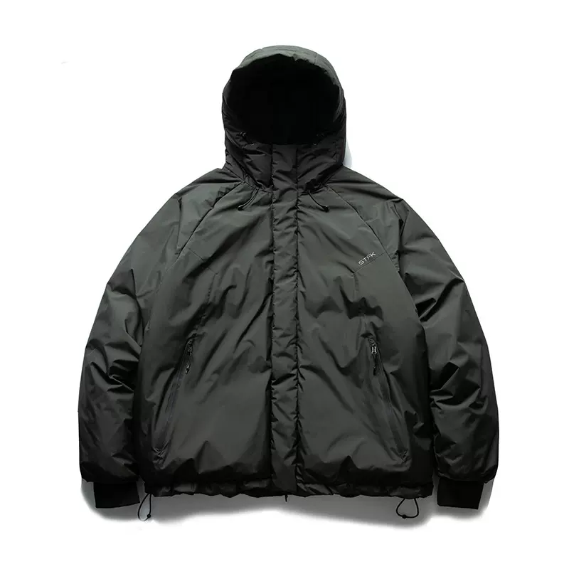 南夏乔装2022冬季基础款连帽羽绒服日系复古拉链口袋保暖羽绒袄男