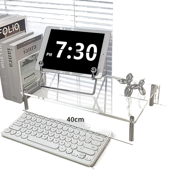 Transparent 40cm (stainless steel base)