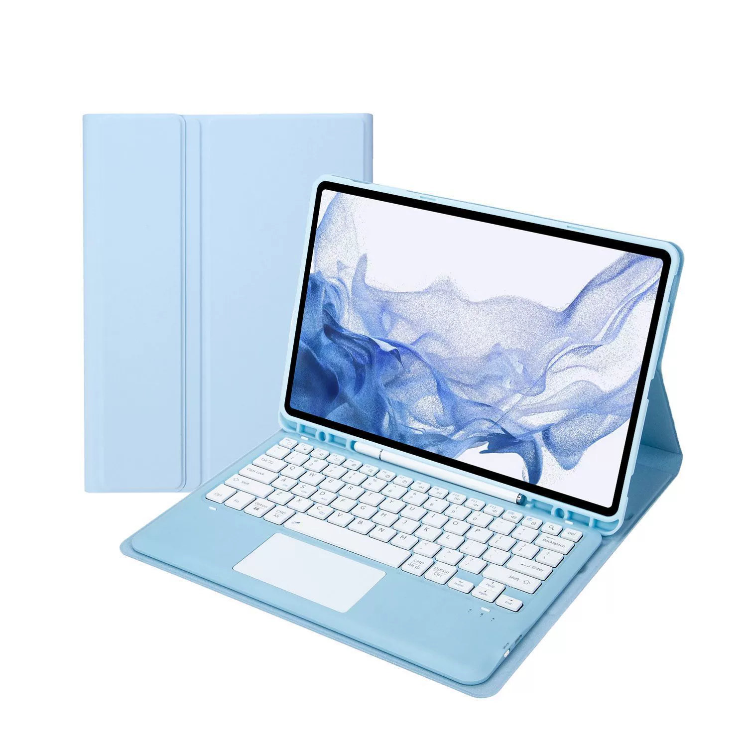 Клавиатура совместимая с Samsung, защитный чехол, S10, 10plus, bluetooth, T970, S7