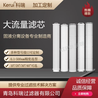 定制大通量滤芯电厂冷凝水过滤芯40寸5微米保安过滤器滤芯