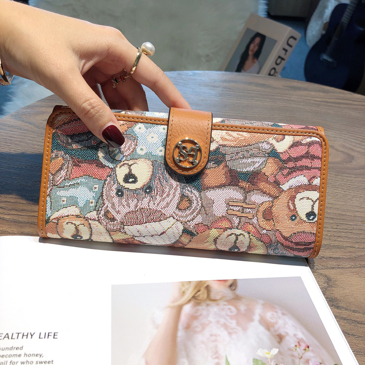 Dames lederen kaarthouder clutch portemonnee voor telefoon geld_voghion.com