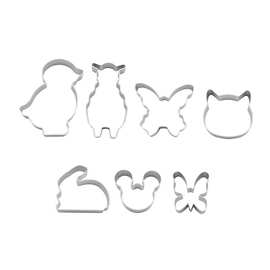 创意不锈钢饼干模具曲奇蛋糕模具翻糖模具立体水果切模烘焙工具