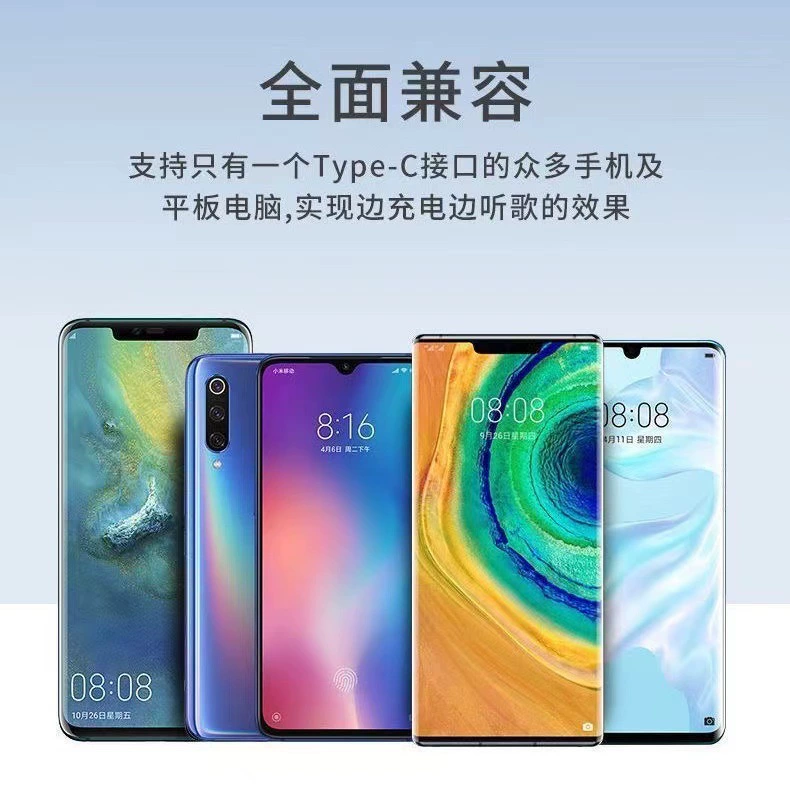 Xiaomi, наушники, совместимый адаптерный кабель зарядки, 2 в 1, Android