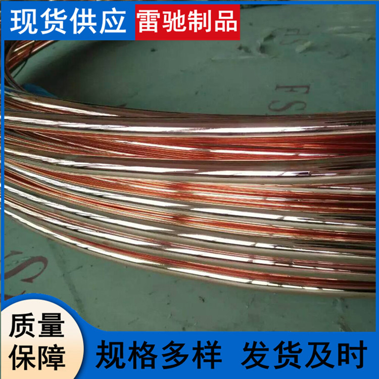 供应铜包钢接地线 镀铜扁钢 铜覆钢绞线 铜包钢接地棒