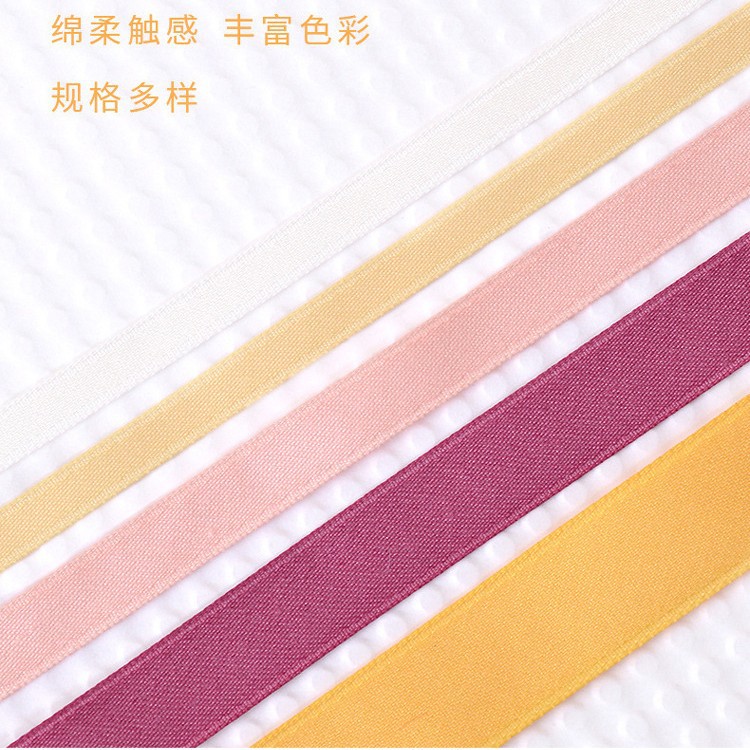 Cintas de algodón poliéster accesorios de decoración de prendas de vestir pantalones colgantes de orejas DIY acrobacias para el cabello correa de cabello de doble cara poliéster mate cinta de algodón