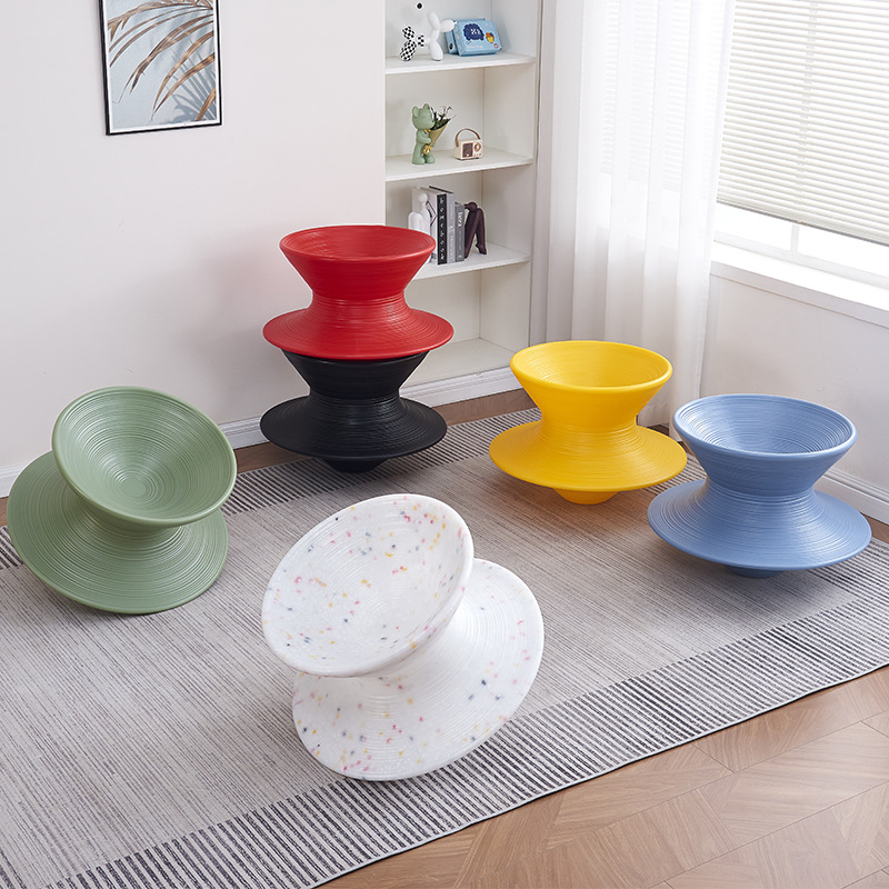 Silla giratoria grande, equipo de entrenamiento sensorial de equilibrio vestibular para niños de 360 grados, silla de centro comercial, moderna y sencilla.