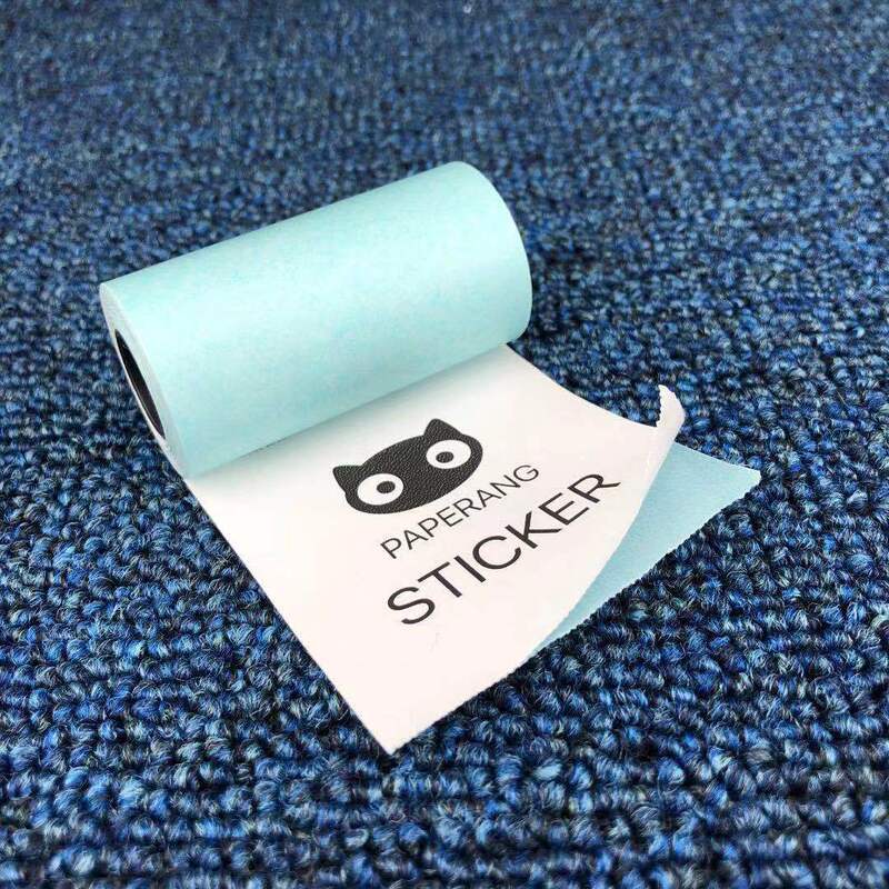 paperang meow meow machine P1P2 adhesive thermal paper with adhesive printing sticker 57*30 label can be pasted